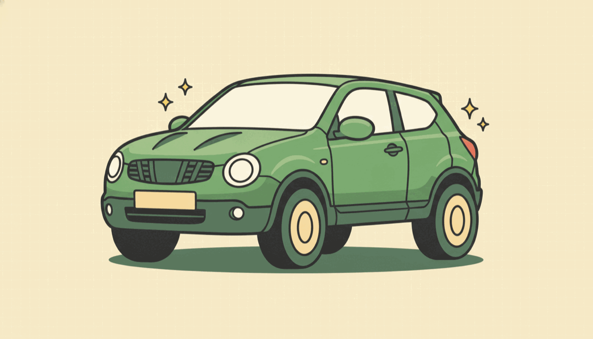 Illustration of a Nissan Qashqai